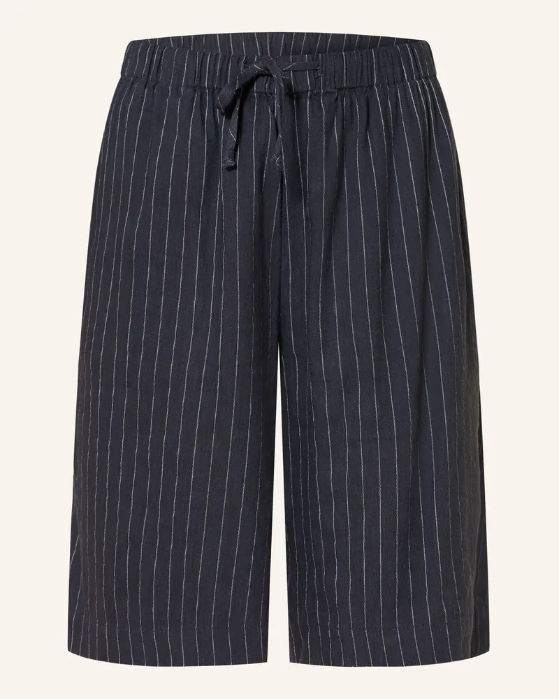 Juvia Shorts Inka Mit Leinen blau Dunkelblau