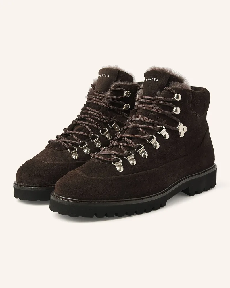 Nubikk Schnürboots Logan Chad Fur braun Braun