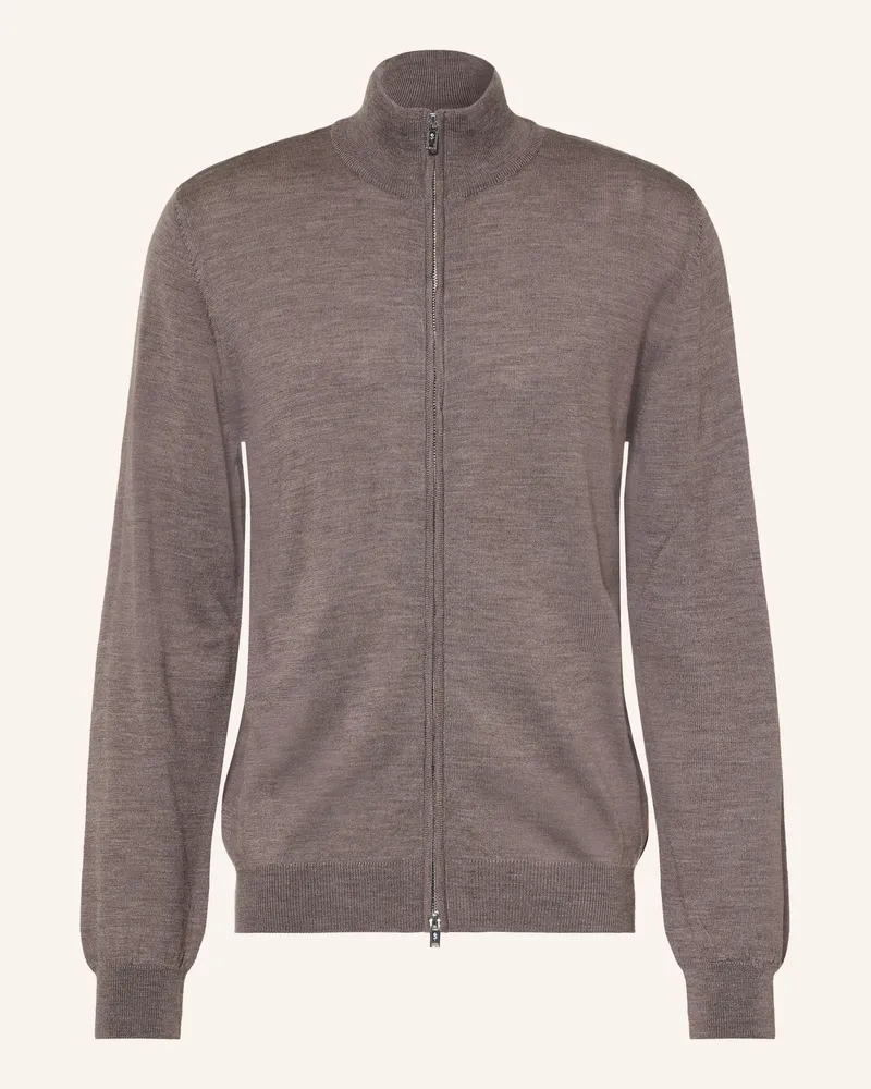 Seidensticker Strickjacke braun Taupe
