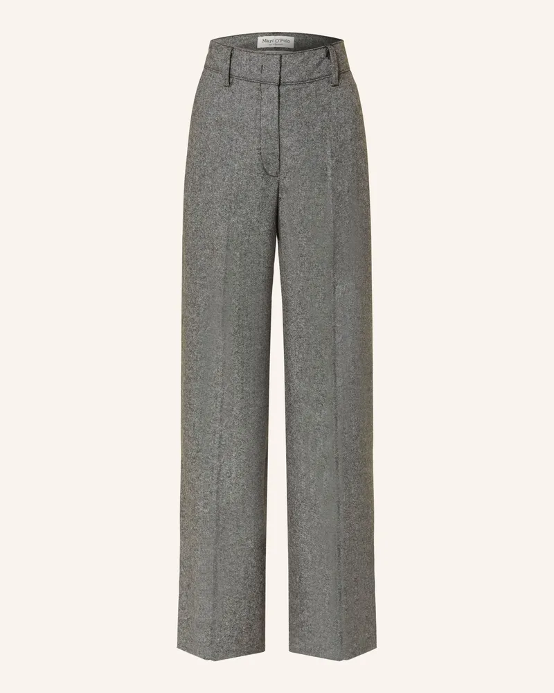 Marc O'Polo Marlenehose blau Dunkelgrau
