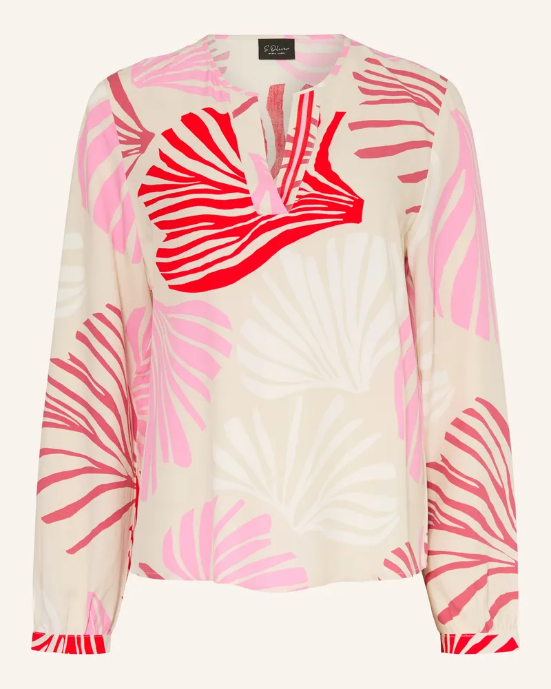 S.Oliver Blusenshirt rosa Hellgrau
