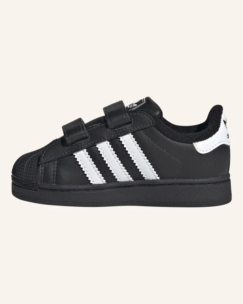 adidas SUPERSTAR II COMFORT CLOSURE KIDS SCHUH Schwarz