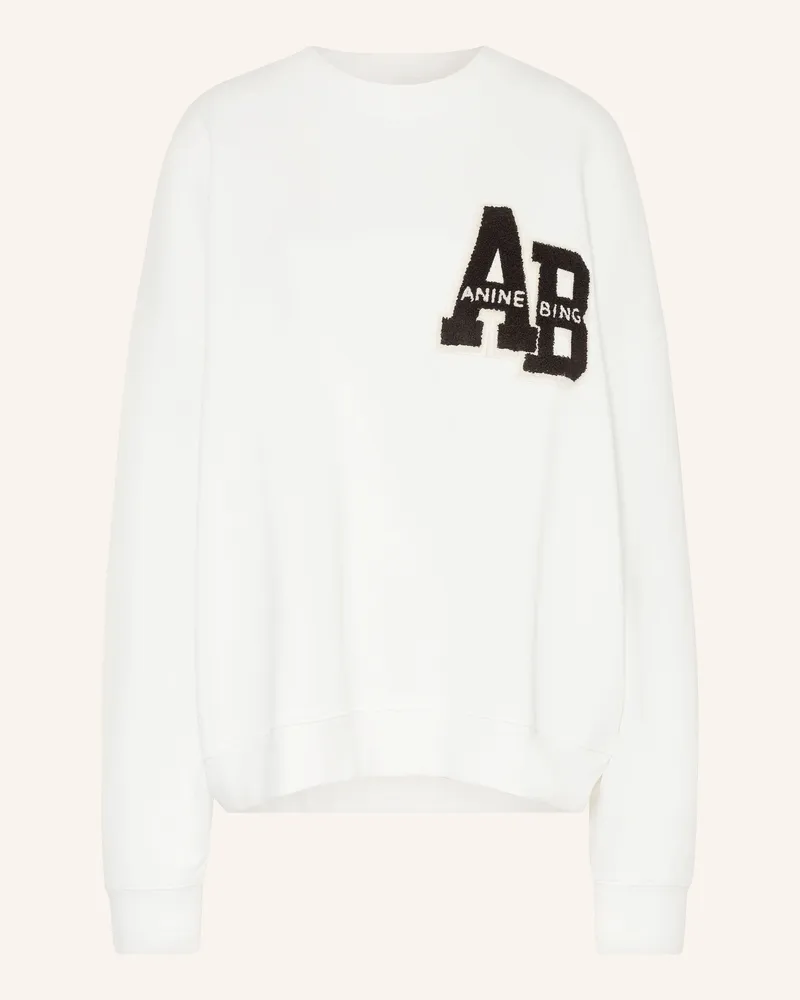 Anine Bing Sweatshirt Miles weiss Weiss