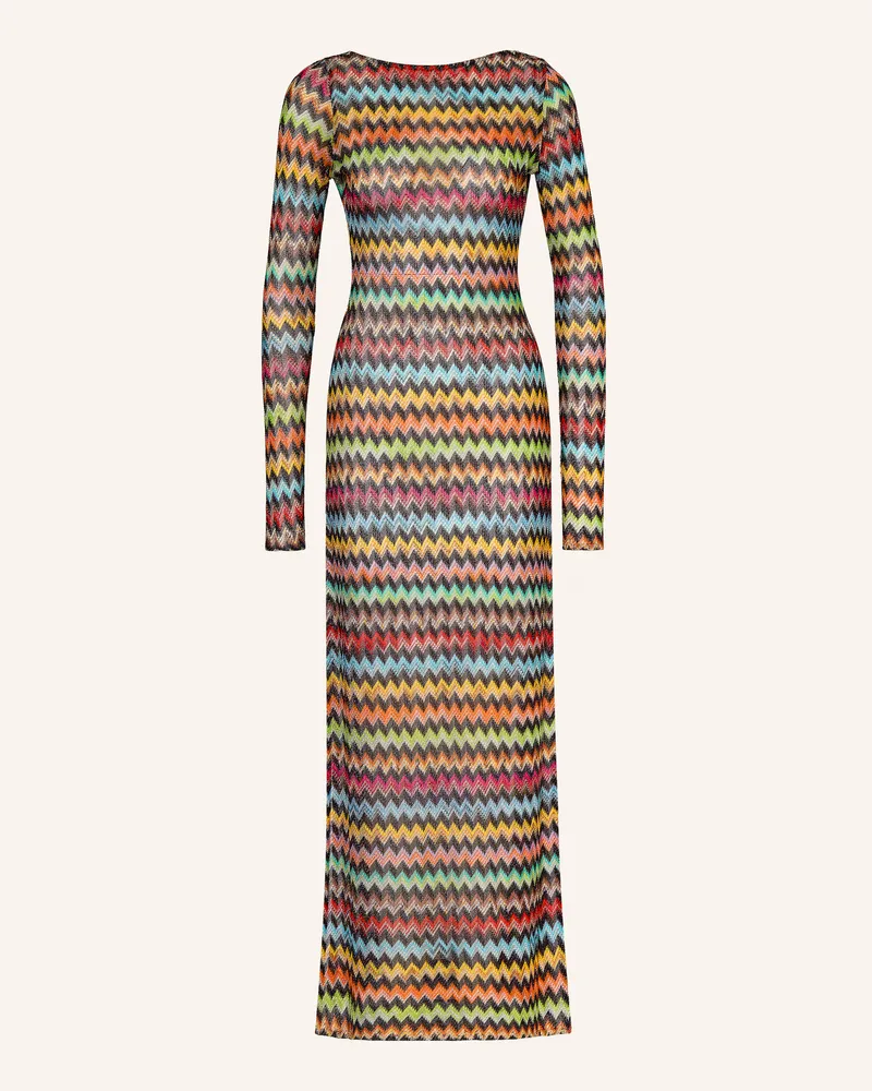 Missoni Strandkleid Mit Glitzergarn schwarz Schwarz