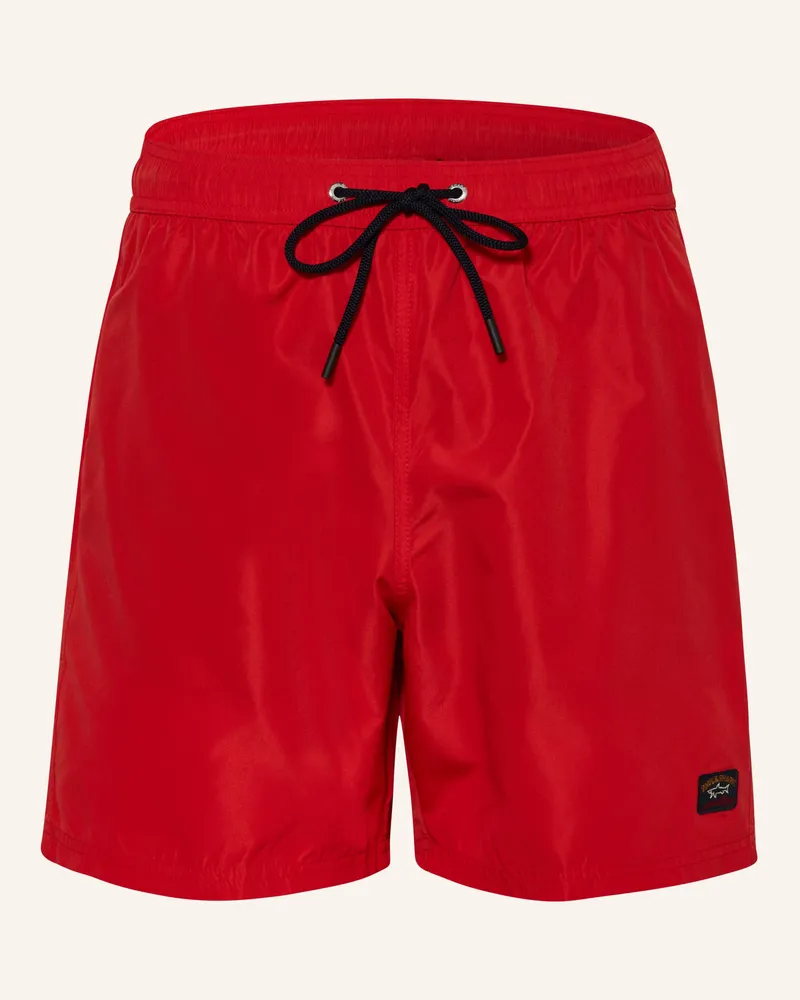 Paul & Shark Badeshorts Rot