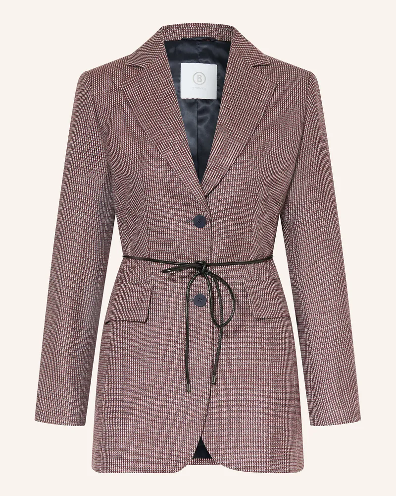 Bogner Blazer Amande blau Dunkelrot