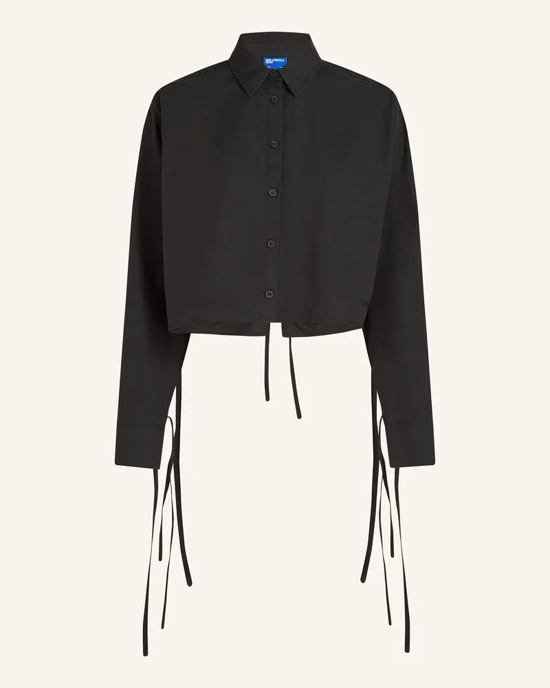 Karl Lagerfeld Bluse Schwarz