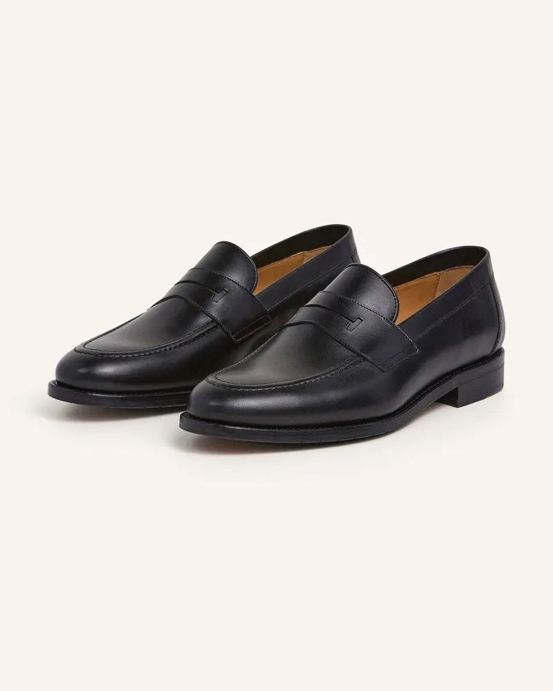 Hackett Loafer WALTER PLAIN Schwarz
