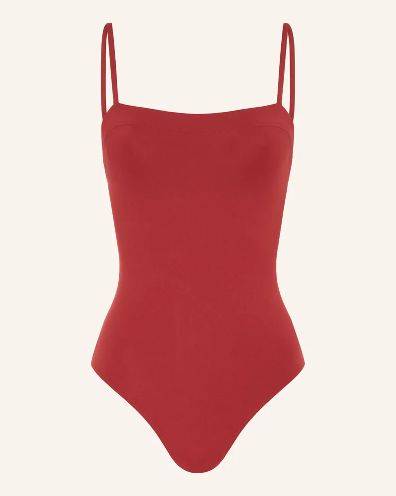 Eres Badeanzug Aquarelle rot Dunkelrot