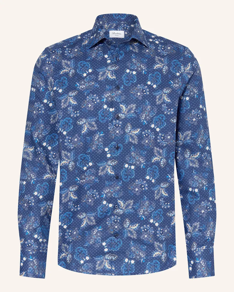 Stenströms Hemd Slimline Fit blau Dunkelblau