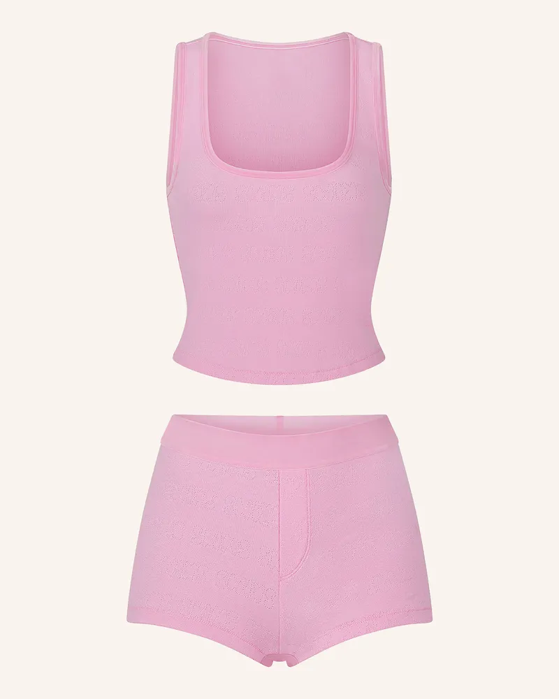 SKIMS Shorty-Schlafanzug POINTELLE Bubble