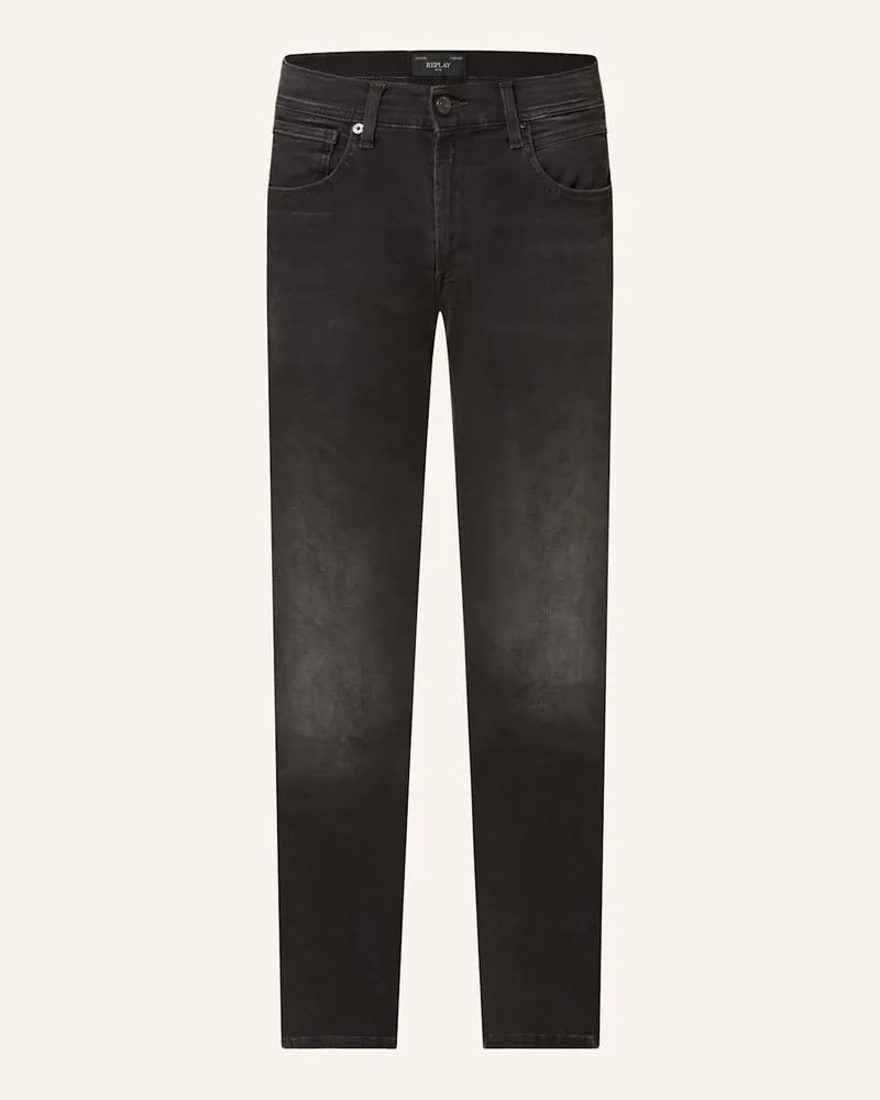 Replay Jeans GROVER Straight Fit Schwarz