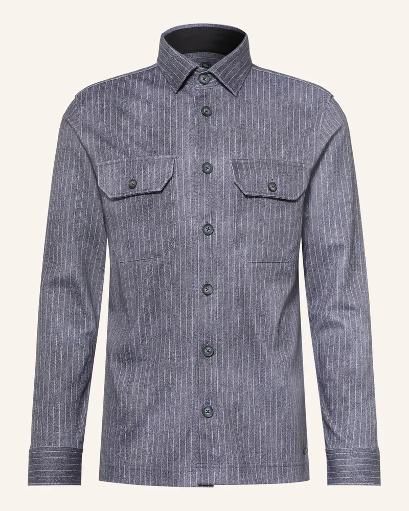 DESOTO Overshirt grau Dunkelgrau