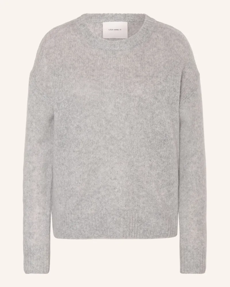 Lisa Yang Cashmere-Pullover Lova grau Hellgrau
