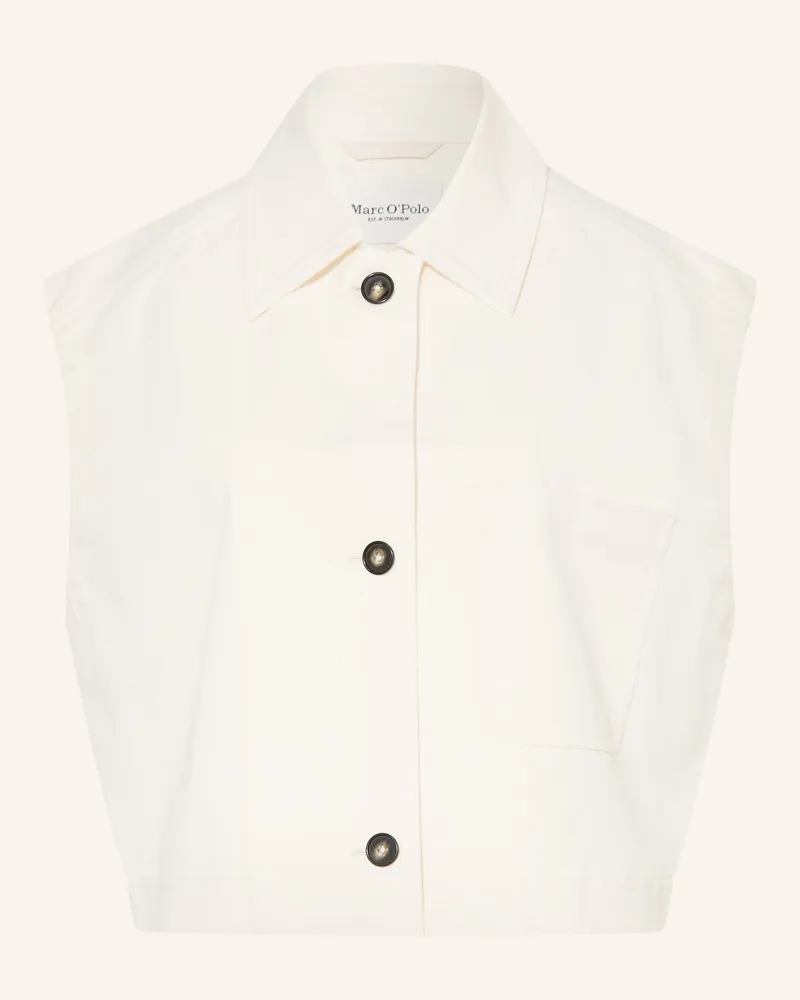 Marc O'Polo Jeansweste weiss Weiss