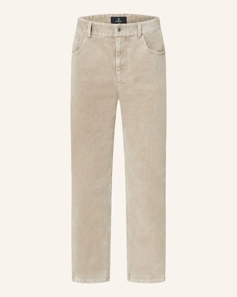 REPRESENT Cordhose Regular Fit beige 37