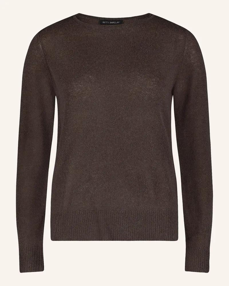 Betty Barclay Cashmere-Pullover braun Dunkelbraun