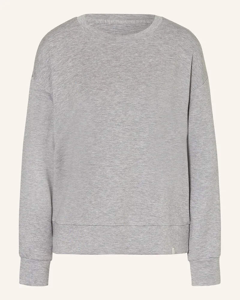 Schiesser Lounge-Sweatshirt MIX+RELAX Grau