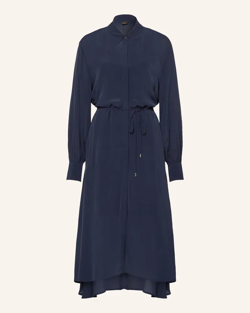 HUGO BOSS Hemdblusenkleid Dristella blau Dunkelblau