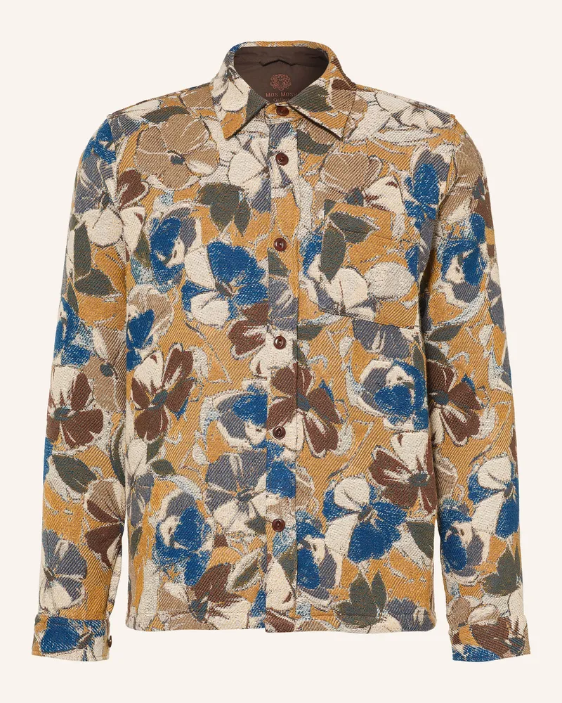 Mos Mosh Overshirt Mmgdavid Aus Jacquard blau Blau