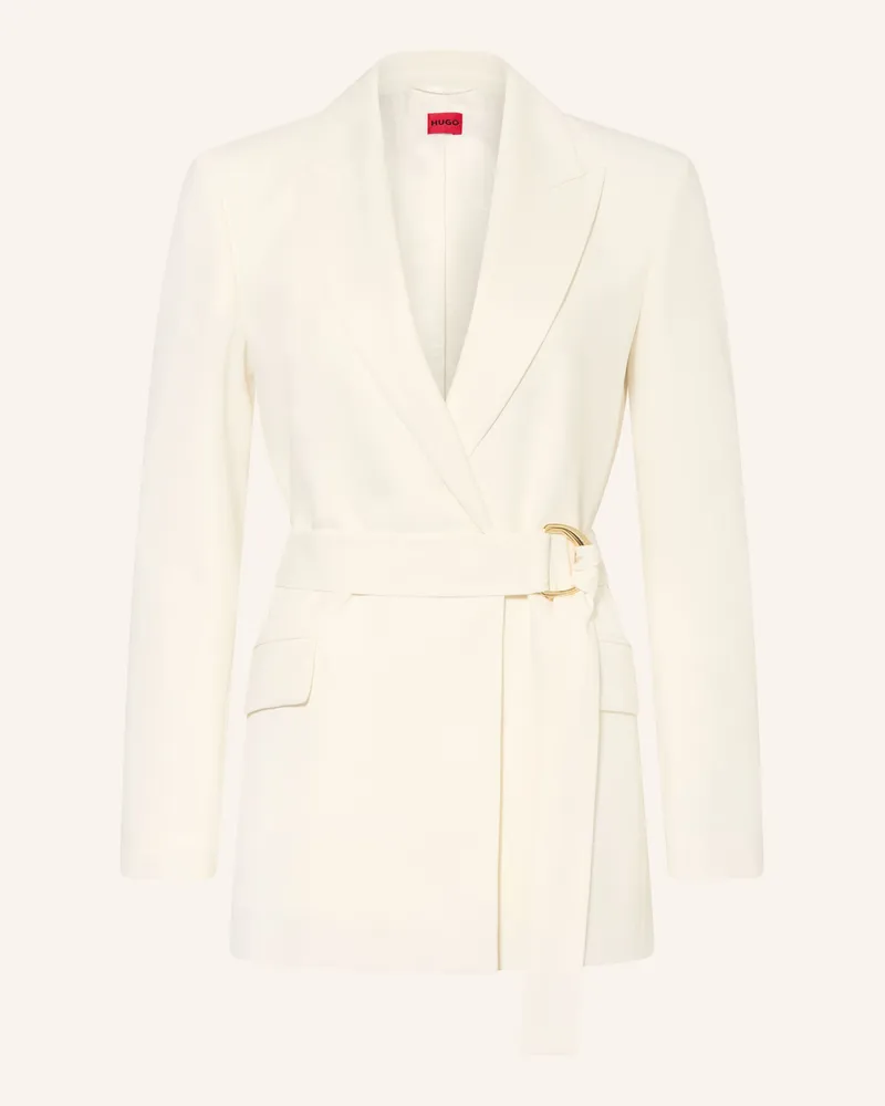 HUGO BOSS Longblazer Abivanna weiss Weiss