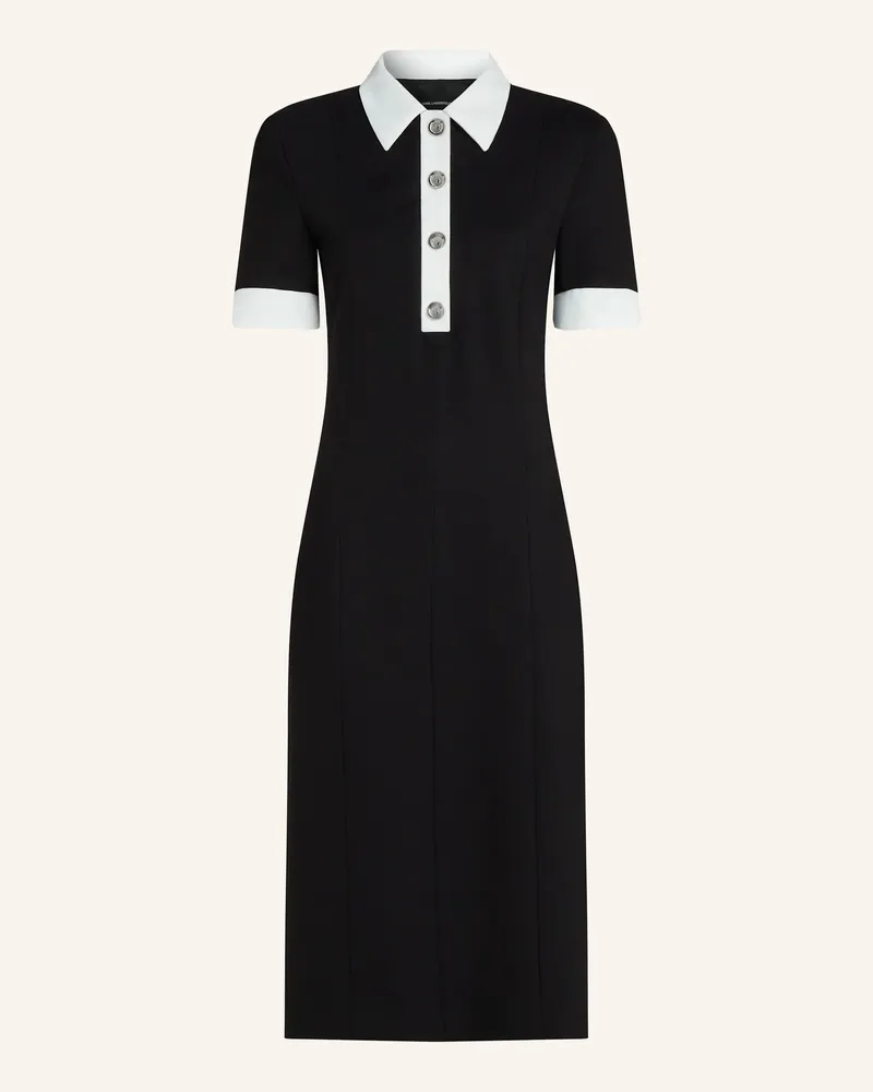 Karl Lagerfeld Kleid schwarz Schwarz
