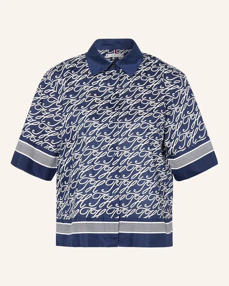 Tommy Hilfiger Hemdbluse Dunkelblau