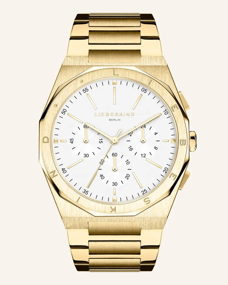 Liebeskind Armbanduhr  Aus  Edelstahl gold Gold