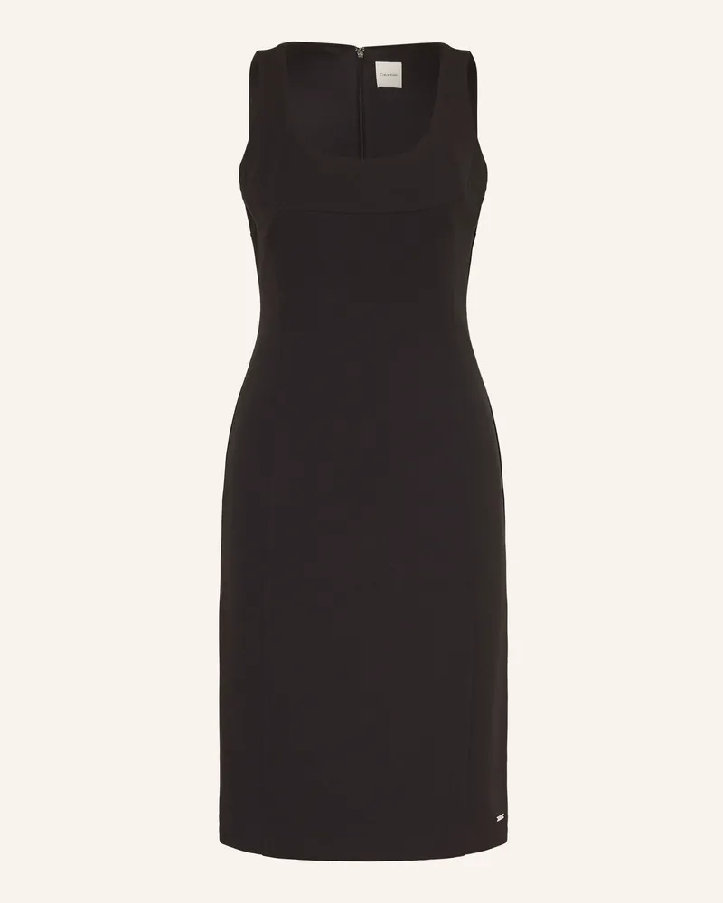 Calvin Klein Etuikleid Schwarz