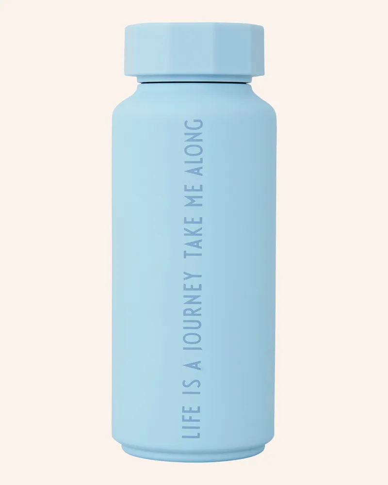 DESIGN LETTERS Isolierflasche GRNBLIFEIS Hellblau