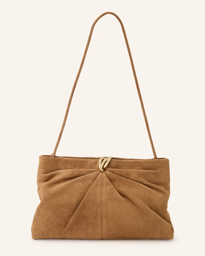 Loeffler Randall Clutch Corrine braun Hellbraun