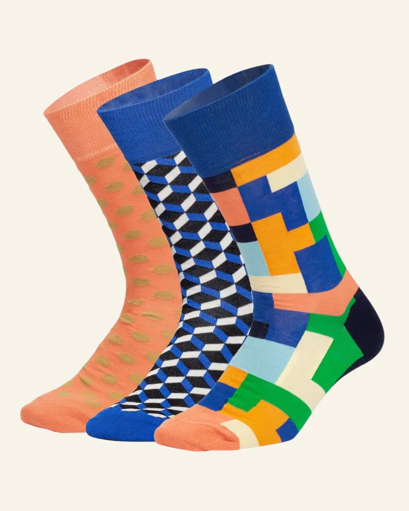 DillySocks Socken Metrics blau Orange