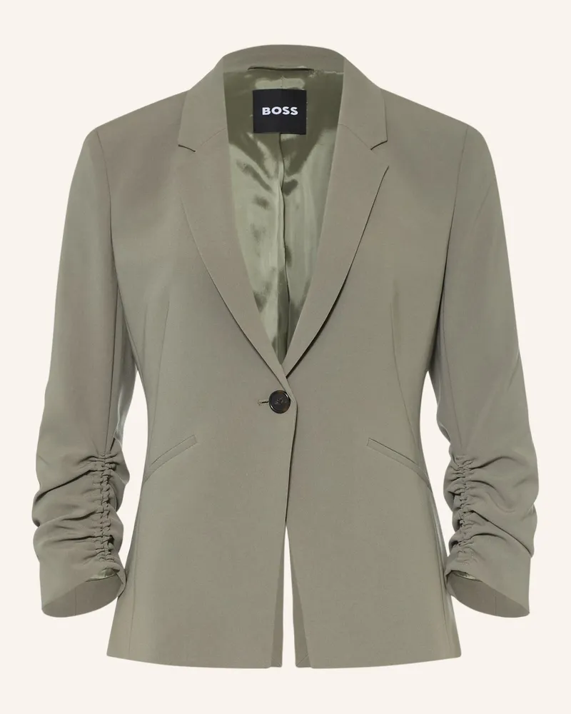 HUGO BOSS Blazer Jia Mit 3/4-Arm gruen Khaki