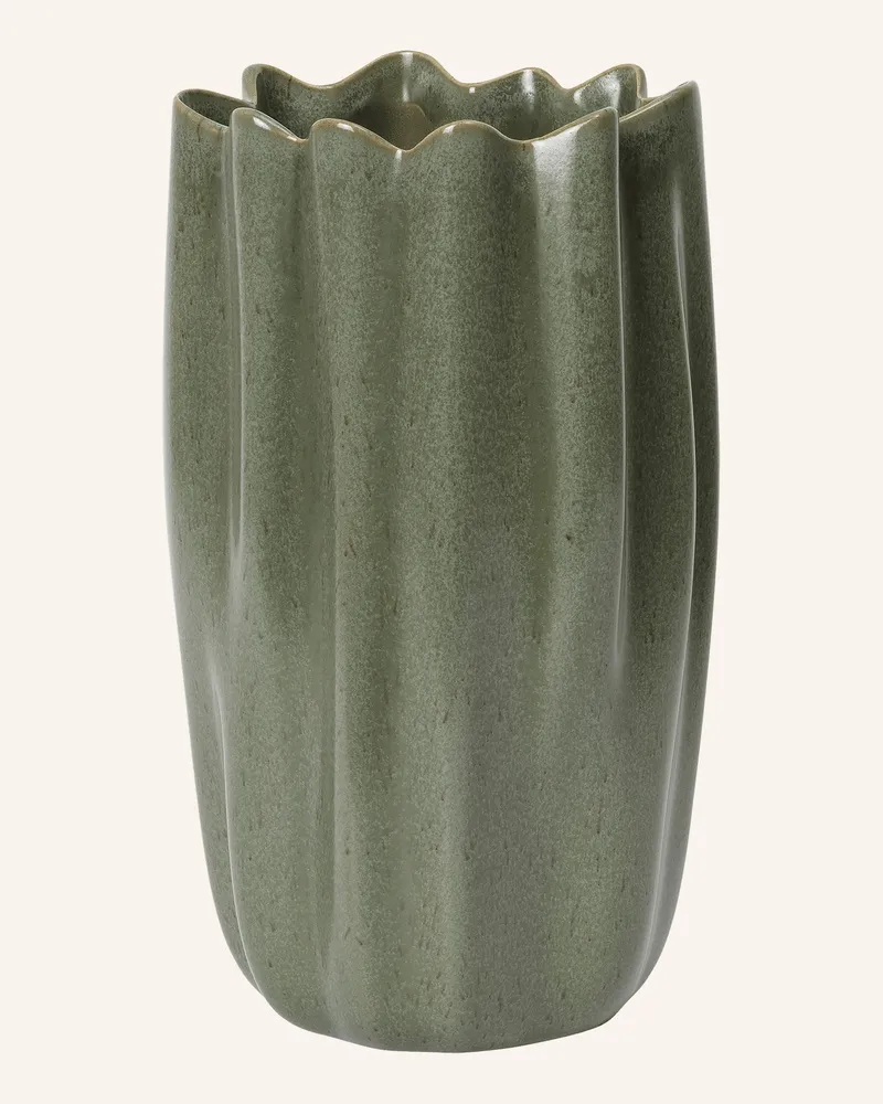 ferm LIVING Vase Nium gruen Khaki