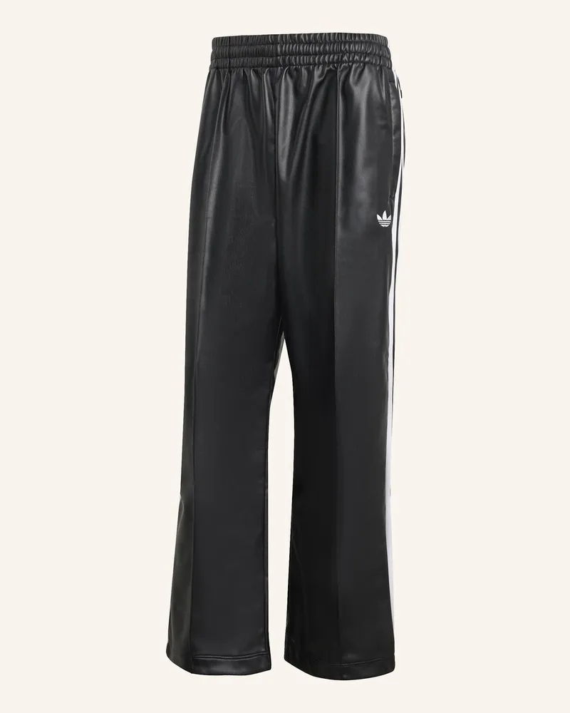adidas ADIDAS X JEREMY SCOTT SYNTHETIKLEDER WEITE HOSE Schwarz