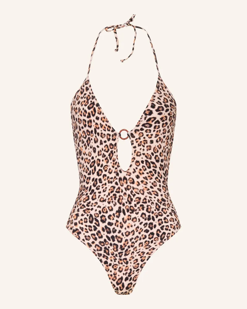Banana Moon Neckholder-Badeanzug Mirelo beige Beige
