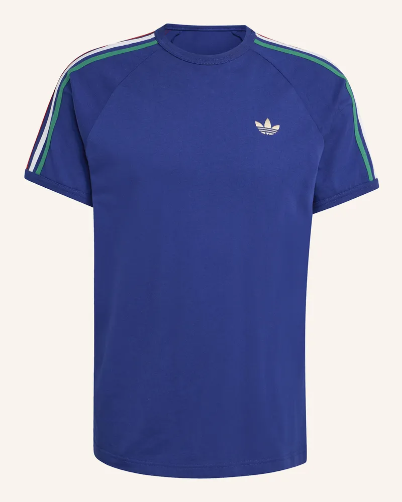 adidas T-Shirt, 3-Streifen blau Blau