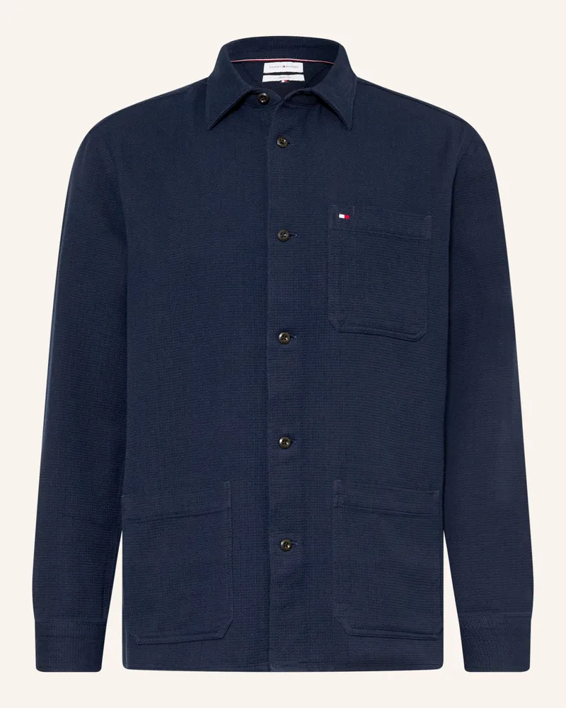 Tommy Hilfiger Overshirt blau Dunkelblau