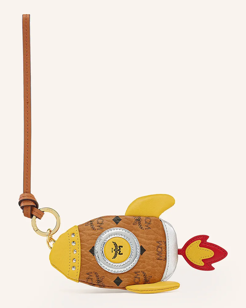 MCM Taschenanhänger Aren Rocket braun Cognac
