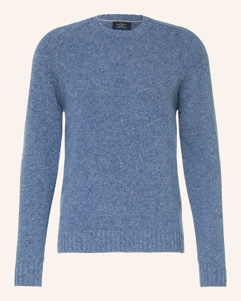 Hackett Pullover Donegal blau Blau
