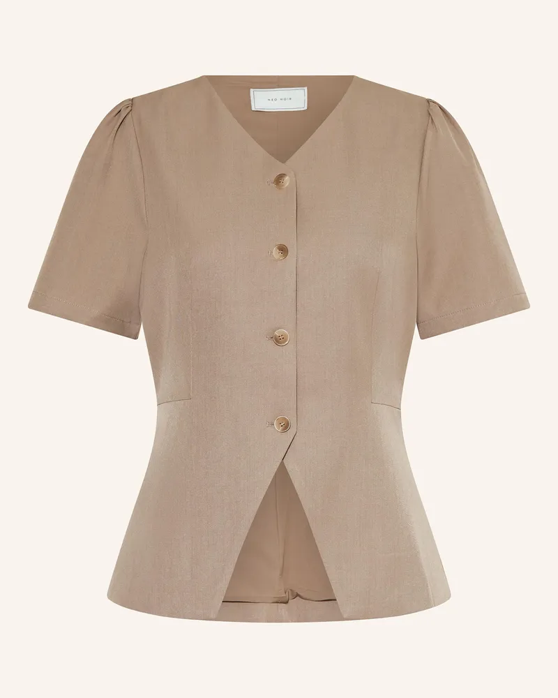 Neo Noir Bluse Jules beige Taupe