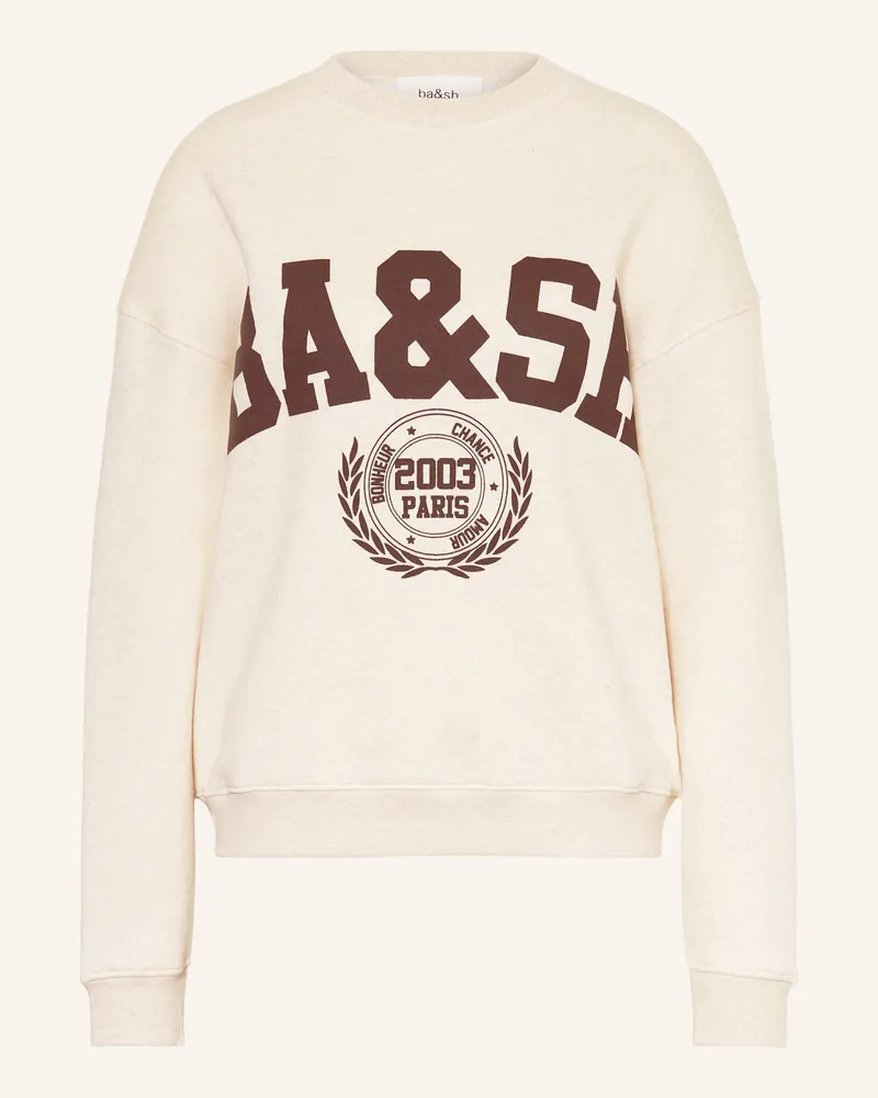 ba&sh Sweatshirt Fenja beige Ecru