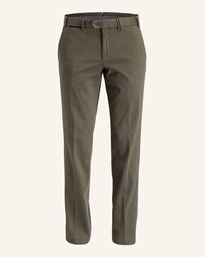 Hiltl Chino Peaker-S Regular Fit gruen Grün