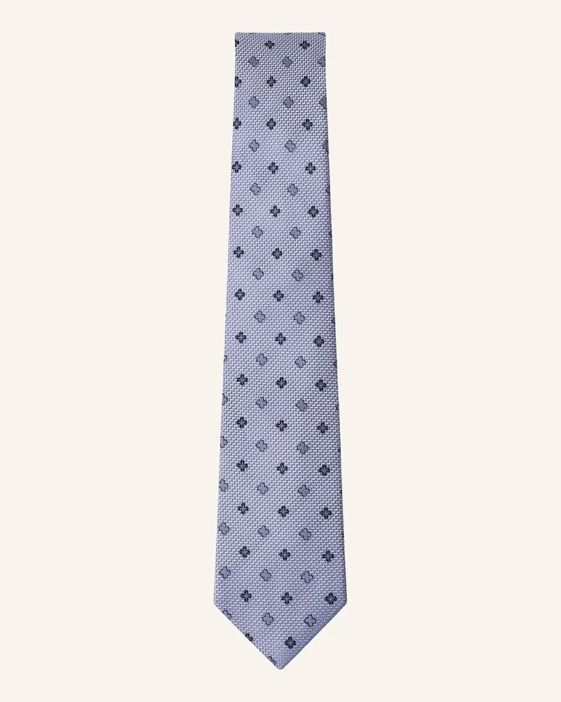 Hackett Krawatte Flower Outline blau Blau