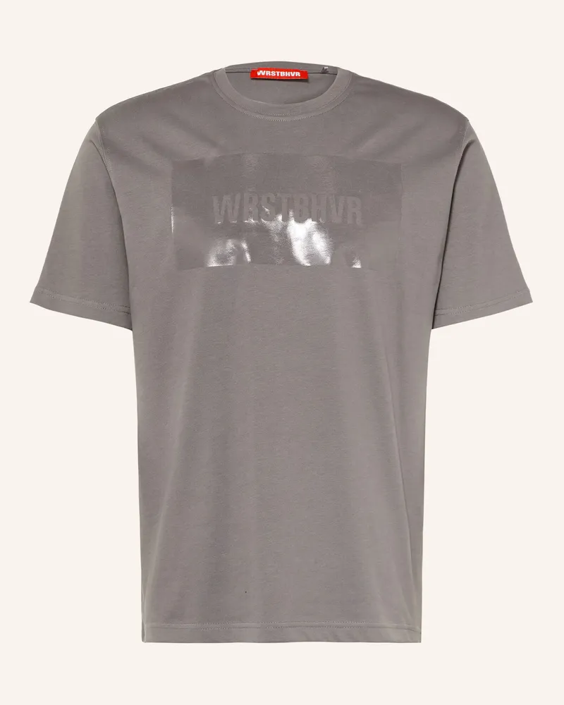 WRSTBHVR T-Shirt Rello grau Dunkelgrau