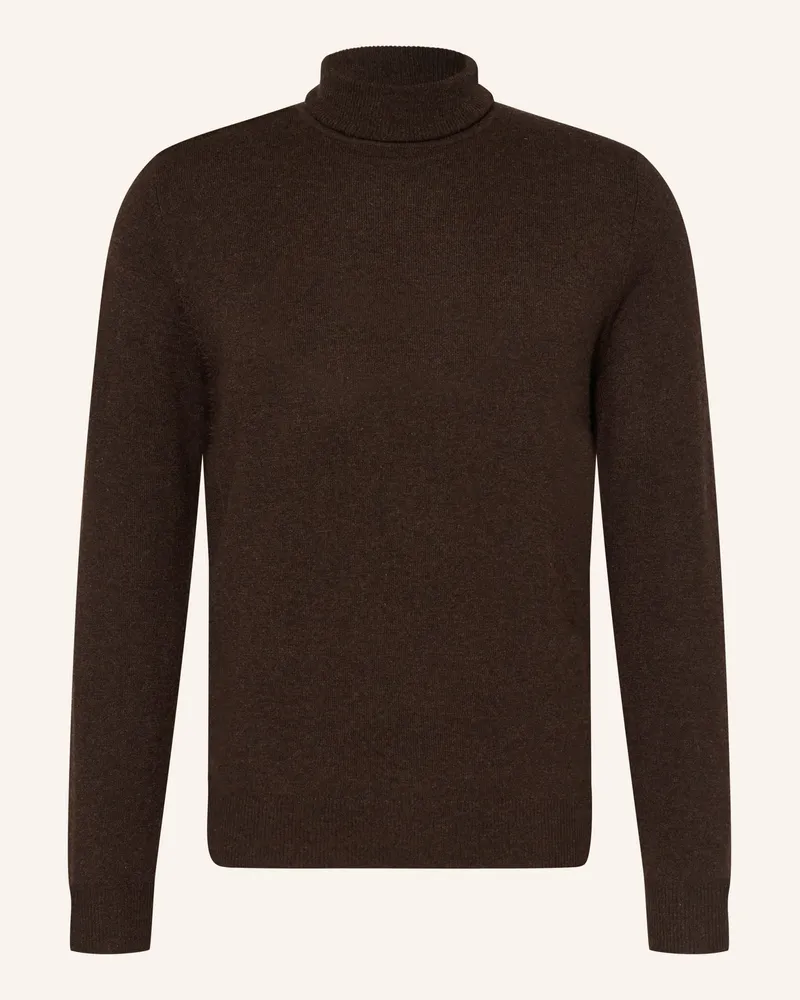 Strokesman's Strokesman Rollkragenpullover Aus Cashmere braun Dunkelbraun