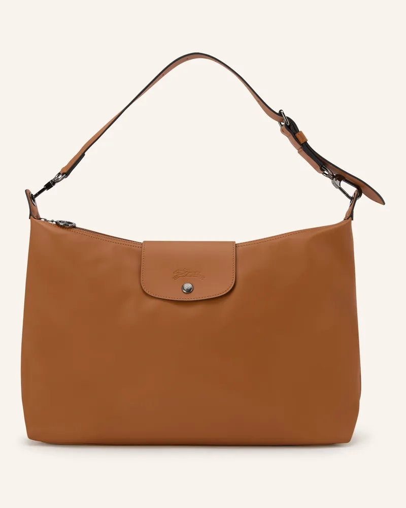 Longchamp Schultertasche Le Pliage Xtra Xl beige Cognac