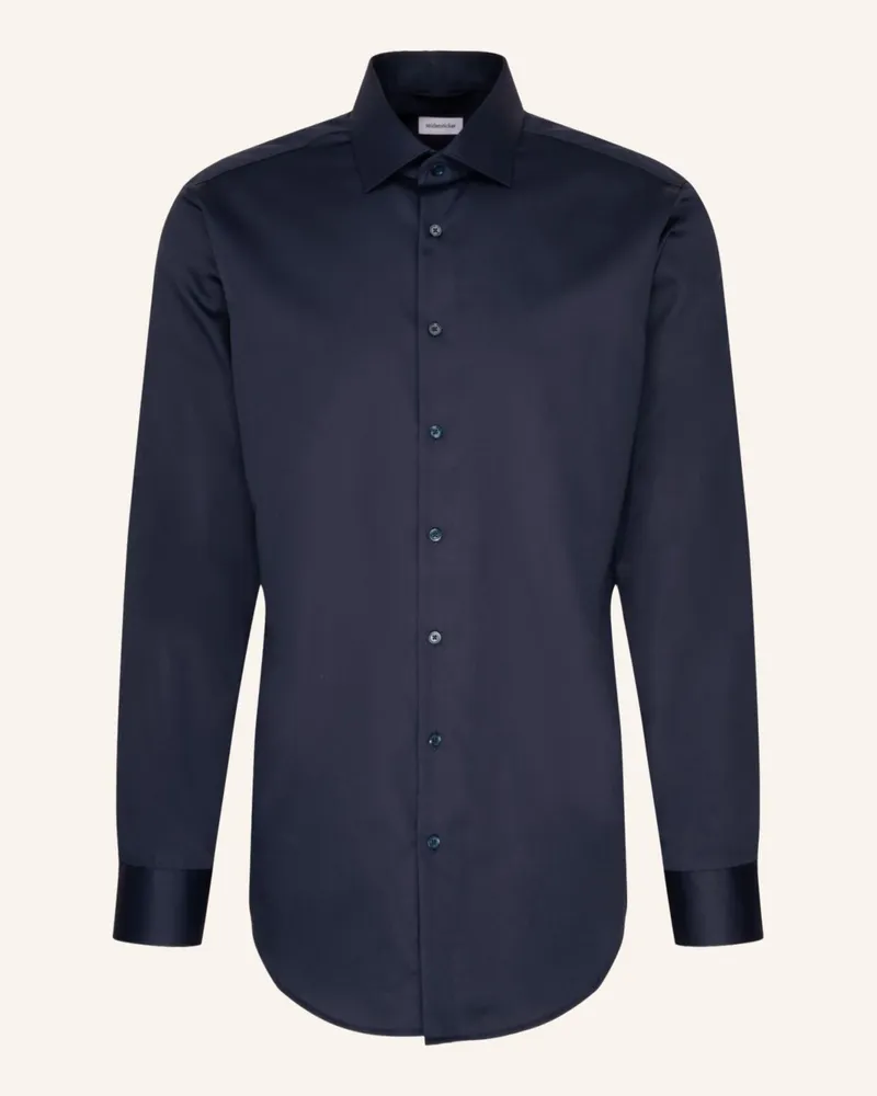Seidensticker Business Hemd Regular Fit Dunkelblau