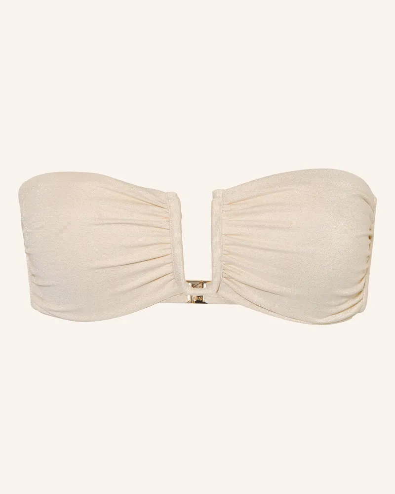 Melissa Odabash Bandeau-Bikini-Top Prague weiss Creme