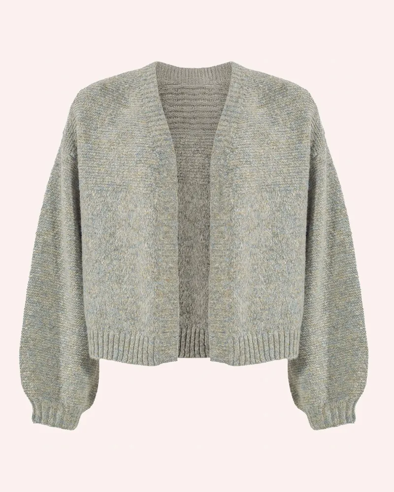 ADLYSH OVERSIZED CARDIGAN MIT WOLLE Grau